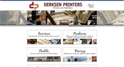 Desktop Screenshot of derksenprinters.com
